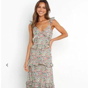 Petal & Pup Aspa Dress - Green Floral